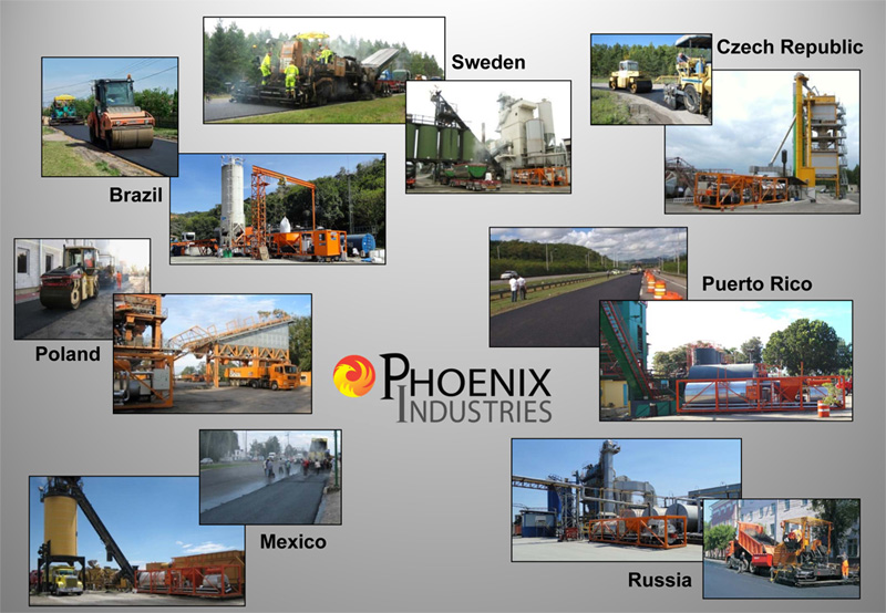 Phoenix Industries - Asphalt Rubber Projects